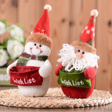 Load image into Gallery viewer, Christmas Snowman Santa Claus Doll Merry Christmas Ornaments Decorations For Home Xmas Navidad Noel Happy New Year 2023
