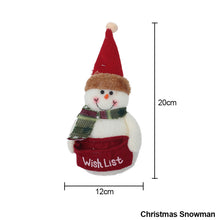 Load image into Gallery viewer, Christmas Snowman Santa Claus Doll Merry Christmas Ornaments Decorations For Home Xmas Navidad Noel Happy New Year 2023
