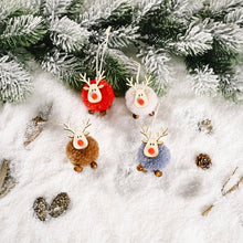 Load image into Gallery viewer, Cute Elk Felt Christmas Tree Ornaments All I Want For Christmas is Fuel New Year Christmas Tree Hanging Pendant Xmas Decoration
