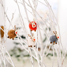 Load image into Gallery viewer, Cute Elk Felt Christmas Tree Ornaments All I Want For Christmas is Fuel New Year Christmas Tree Hanging Pendant Xmas Decoration
