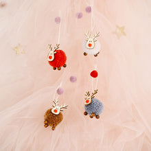 Load image into Gallery viewer, Cute Elk Felt Christmas Tree Ornaments All I Want For Christmas is Fuel New Year Christmas Tree Hanging Pendant Xmas Decoration

