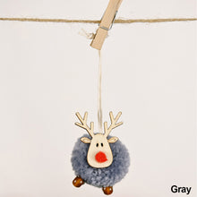 Load image into Gallery viewer, Cute Elk Felt Christmas Tree Ornaments All I Want For Christmas is Fuel New Year Christmas Tree Hanging Pendant Xmas Decoration
