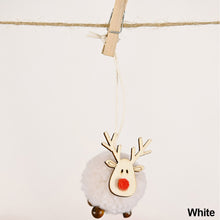 Load image into Gallery viewer, Cute Elk Felt Christmas Tree Ornaments All I Want For Christmas is Fuel New Year Christmas Tree Hanging Pendant Xmas Decoration
