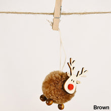 Load image into Gallery viewer, Cute Elk Felt Christmas Tree Ornaments All I Want For Christmas is Fuel New Year Christmas Tree Hanging Pendant Xmas Decoration
