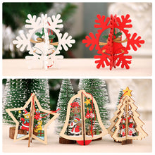 Load image into Gallery viewer, 2023 New Year 3D Christmas Ornament Wooden Hanging Pendants Star Xmas Tree Bell Christmas Tree Decorations For Home Navidad
