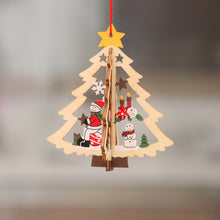 Load image into Gallery viewer, 2023 New Year 3D Christmas Ornament Wooden Hanging Pendants Star Xmas Tree Bell Christmas Tree Decorations For Home Navidad
