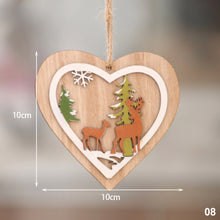 Load image into Gallery viewer, 2023 New Year 3D Christmas Ornament Wooden Hanging Pendants Star Xmas Tree Bell Christmas Tree Decorations For Home Navidad

