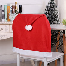 Load image into Gallery viewer, 1Pc/10Pcs Christmas Non-woven Chair Cover Dinner Table Chair Back Decor for Home Xmas Decoration New Year Party Supplies
