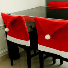 Load image into Gallery viewer, 1Pc/10Pcs Christmas Non-woven Chair Cover Dinner Table Chair Back Decor for Home Xmas Decoration New Year Party Supplies
