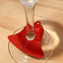 Load image into Gallery viewer, 10Pcs Felt Wine Glass Ring Card Christmas Cup Decoration Card Home Decoration Table Xmas New Year Eve Party Supplies

