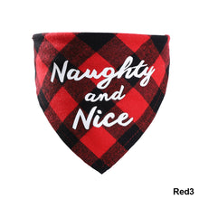 Load image into Gallery viewer, Christmas Pet Hat Cute Plaid Saliva Towel for Dog Cat Dress Up Supplies Lovely Design Marry Christmas Winter Xmas Clothes Pet Accessories
