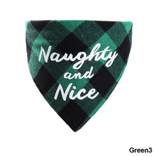 Load image into Gallery viewer, Christmas Pet Hat Cute Plaid Saliva Towel for Dog Cat Dress Up Supplies Lovely Design Marry Christmas Winter Xmas Clothes Pet Accessories
