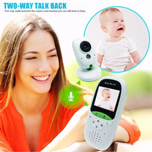 Load image into Gallery viewer, Baby Monitor VB602 IR Night Vision Temperature Monitor Lullabies Intercom VOX Mode Video Baby Camera Walkie Talkie Babysitter
