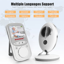 Load image into Gallery viewer, Wireless LCD Audio Video Baby Monitor VB605 Radio Nanny Music Intercom IR 24h Portable Baby Camera Baby Walkie Talkie Babysitter
