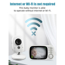 Load image into Gallery viewer, 3.2 inch VB603 Wireless Video Color Baby Monitor High Resolution Baby Nanny Security Camera Night Vision Temperature Monitoring
