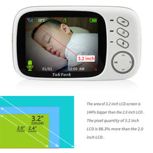 Load image into Gallery viewer, 3.2 inch VB603 Wireless Video Color Baby Monitor High Resolution Baby Nanny Security Camera Night Vision Temperature Monitoring
