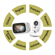Load image into Gallery viewer, 3.2 inch VB603 Wireless Video Color Baby Monitor High Resolution Baby Nanny Security Camera Night Vision Temperature Monitoring
