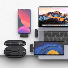 Load image into Gallery viewer, K61 2 in 1 Portable Mini Lavaliere Mic Wireless Dual Lapel Lavalier Microphone with Charging for iPhone
