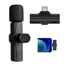 Load image into Gallery viewer, K18 Wireless Lavalier Gaming Microphone For Phone Noise Reduction Microfone Sem Fio Microphone Portable Speaker Audio Live Mic
