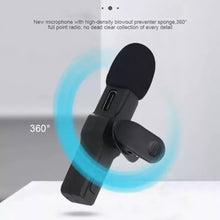 Load image into Gallery viewer, K18 Wireless Lavalier Gaming Microphone For Phone Noise Reduction Microfone Sem Fio Microphone Portable Speaker Audio Live Mic
