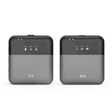 Load image into Gallery viewer, Wireless Square K62 20M Transmission Wireless Lavalier Microphone Recording Lapel Mini Mic for iPhone Android Camera Laptop
