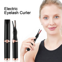 Load image into Gallery viewer, Electric Eyelash Curler Portable Electric USB Charging Heated Eyelash Curler Three-speed Temperature Control Eyelash Curler

