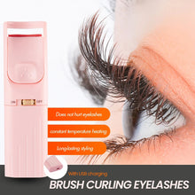 Load image into Gallery viewer, USB Charging Electric Eyelash Curler Portable Constant Temperature Electric Heated Eyelash Curler Lasting Shaping Eyelash Curler
