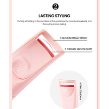 Load image into Gallery viewer, USB Charging Electric Eyelash Curler Portable Constant Temperature Electric Heated Eyelash Curler Lasting Shaping Eyelash Curler
