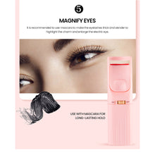 Load image into Gallery viewer, USB Charging Electric Eyelash Curler Portable Constant Temperature Electric Heated Eyelash Curler Lasting Shaping Eyelash Curler
