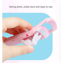 Load image into Gallery viewer, Press-type Eyelash Curler Long-lasting Curling Eyelash Curler Portable Eyelash Curler Auxiliary Makeup Tools

