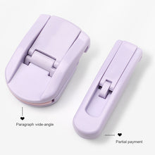 Load image into Gallery viewer, Portable Press-type Eyelash Curler Natural Curling Long-lasting Shaping Eyelash Curler Makeup Tool
