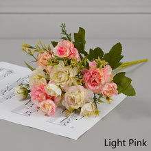 Load image into Gallery viewer, 7 Forks/Bouquet Artificial Flower Silk Azalea Fake Plant Decorative Flowers Home Decor Wedding Decoration
