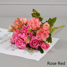 Load image into Gallery viewer, 7 Forks/Bouquet Artificial Flower Silk Azalea Fake Plant Decorative Flowers Home Decor Wedding Decoration

