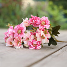Load image into Gallery viewer, 6 Forks/Bouquet Artificial Flower Silk Sakura Fake Flowers Artificial Plant Decorative Flowers Home Decor Wedding Decoration
