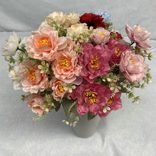 Load image into Gallery viewer, 6 Forks/Bouquet Artificial Flower Silk Peony Fake Flowers Artificial Plant Decorative Flowers Home Decor Wedding Decoration
