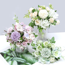 Load image into Gallery viewer, 7 Forks/Bouquet Artificial Flower Silk Peony Rose Camellia Fake Flowers Artificial Plant Decorative Flowers Home Decor Wedding Decoration

