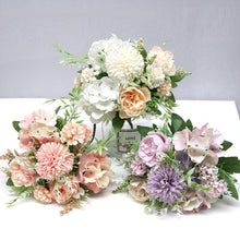 Load image into Gallery viewer, 7 Forks/Bouquet Artificial Flower Silk Peony Rose Camellia Fake Flowers Artificial Plant Decorative Flowers Home Decor Wedding Decoration

