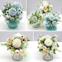 Load image into Gallery viewer, 7 Forks/Bouquet Artificial Flower Silk Peony Rose Camellia Fake Flowers Artificial Plant Decorative Flowers Home Decor Wedding Decoration
