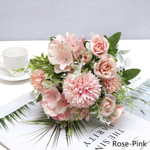 Load image into Gallery viewer, 7 Forks/Bouquet Artificial Flower Silk Peony Rose Camellia Fake Flowers Artificial Plant Decorative Flowers Home Decor Wedding Decoration
