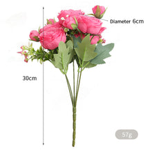 Load image into Gallery viewer, 5 Forks/Bouquet Artificial Flower Silk Persian Rose Fake Flowers Artificial Plant Decorative Flowers Home Decor Wedding Decoration

