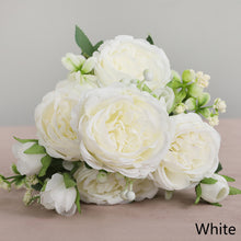 Load image into Gallery viewer, 5 Forks/Bouquet Artificial Flower Silk Persian Rose Fake Flowers Artificial Plant Decorative Flowers Home Decor Wedding Decoration
