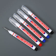 Load image into Gallery viewer, 20mm Long Head Marker Multi-purpose Woodworking Decoration Deep Hole Marker Pen Red/Black/Blue/Green Ink
