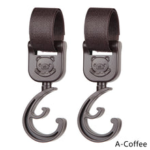 Load image into Gallery viewer, 2pcs Baby Bag Stroller Hook Wheelchair Pram Carriage Bag Hanger 360° Rotatable Cart Organizer Shopping Bag Clip
