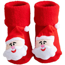 Load image into Gallery viewer, Newborn Baby Socks Cotton Anti-slip Short Socks 0-36 Months Infant Christmas New Year Thicken Clothing Girl Boy
