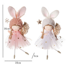 Load image into Gallery viewer, 2Pcs/Set Christmas Angel Pendant Xmas Tree Creative Gifts Christmas Ornaments New Year Decoration for Home

