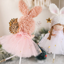 Load image into Gallery viewer, 2Pcs/Set Christmas Angel Pendant Xmas Tree Creative Gifts Christmas Ornaments New Year Decoration for Home
