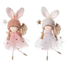 Load image into Gallery viewer, 2Pcs/Set Christmas Angel Pendant Xmas Tree Creative Gifts Christmas Ornaments New Year Decoration for Home
