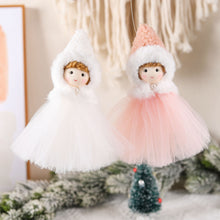 Load image into Gallery viewer, 2Pcs/Set Christmas Angel Pendant Xmas Tree Creative Gifts Christmas Ornaments New Year Decoration for Home

