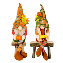Load image into Gallery viewer, Fall Gnome Doll Pumpkin Corn Figurine Swedish Elf Dwarf Plush Ornaments For Autumn Christmas Tree Xmas Gift Halloween Thanksgiving Decor
