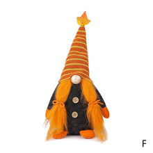 Load image into Gallery viewer, Fall Gnome Doll Pumpkin Maple Figurine Swedish Elf Dwarf Plush Ornaments For Autumn Christmas Tree Xmas Gift Halloween Thanksgiving Decor
